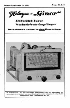 Einbereich-Super Ginor 28004; Heliogen, Hermann (ID = 2448361) Kit