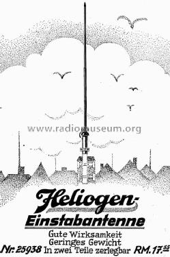 Einstab-Antenne 25938; Heliogen, Hermann (ID = 1078870) Antenna