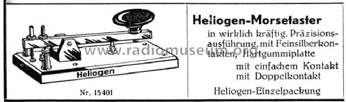 Morsetaster 15401; Heliogen, Hermann (ID = 1610284) Morse+TTY