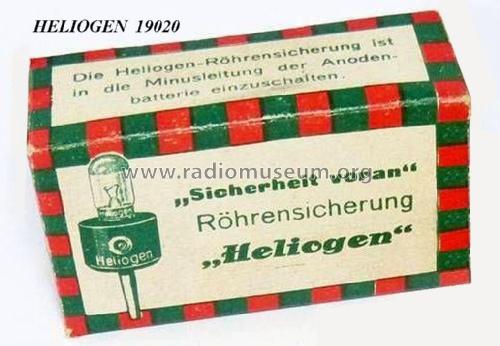 Röhrensicherung 19020 ; Heliogen, Hermann (ID = 1780211) Radio part