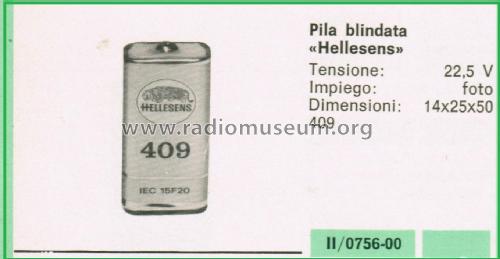 Armored Battery 409; Hellesens Enke & V. (ID = 3119284) Power-S