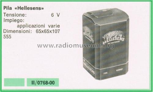 Battery 555; Hellesens Enke & V. (ID = 3119288) Power-S