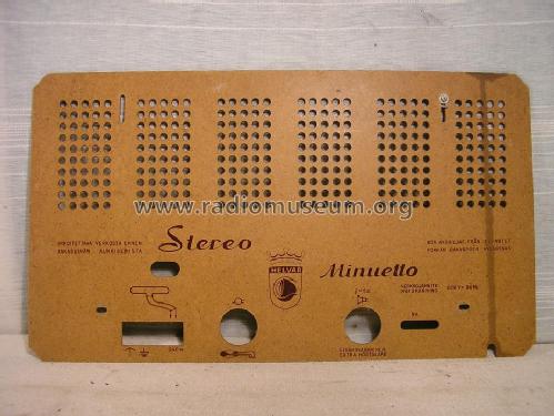 Stereo-Minuetto ; Oy Helvar; Helsinki (ID = 1368260) Radio