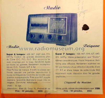 Studio ; Hermès-Radio, E. (ID = 1750137) Radio