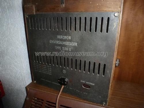 Universalmodtager 536U; Herofon Herophon, (ID = 1834106) Radio