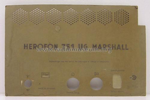 Marschall 751 UG; Herofon Herophon, (ID = 2696630) Radio