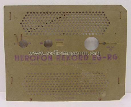 Rekord EG-RG; Herofon Herophon, (ID = 2676753) Radio