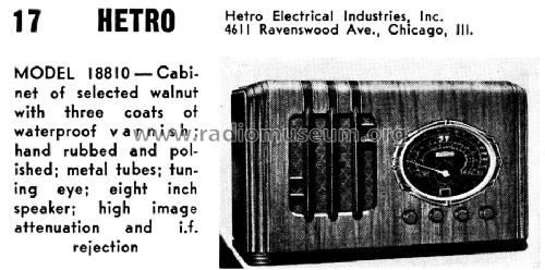 18810 ; Hetro Electrical (ID = 1005603) Radio