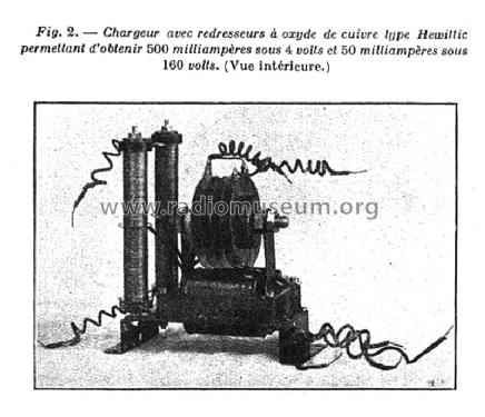 Rectox chargeur d'accumulateurs ; Hewittic; Suresnes (ID = 1861352) Strom-V