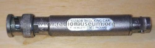 Blocking Capacitor 10240B; Hewlett-Packard, HP; (ID = 2962736) Equipment