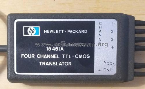 Four Channel TTL-CMOS Translator 15451A; Hewlett-Packard, HP; (ID = 2963572) Equipment