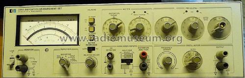 Distortion Measurement Set 339A; Hewlett-Packard, HP; (ID = 3058108) Equipment