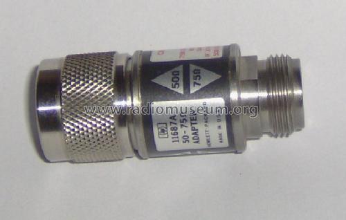 50-75 Ohm Adapter 11687A; Hewlett-Packard, HP; (ID = 1489227) Ausrüstung