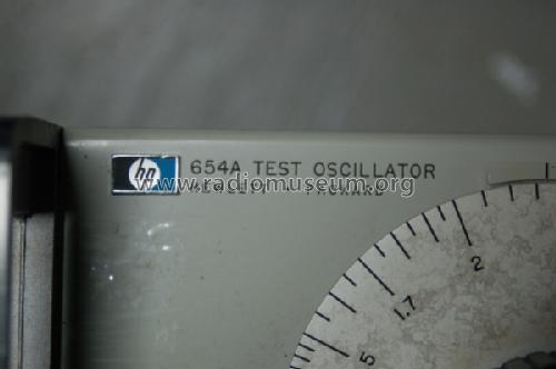 Test Oscillator 654A; Hewlett-Packard, HP; (ID = 1592534) Equipment