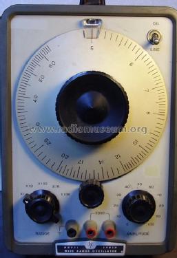 Wide Range Oscillator 200CD; Hewlett-Packard, HP; (ID = 318863) Ausrüstung