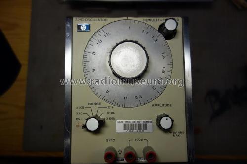 Oscillator 204C; Hewlett-Packard, HP; (ID = 1426388) Equipment