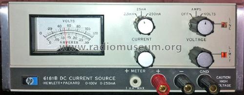 DC Current Source 6181B & C; Hewlett-Packard, HP; (ID = 1500021) Equipment