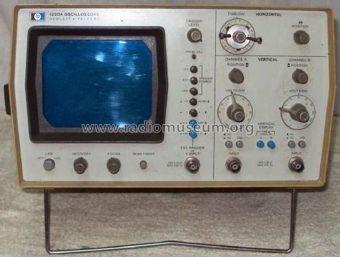 Dual Channel Oscilloscope 1220A; Hewlett-Packard, HP; (ID = 1239437) Equipment