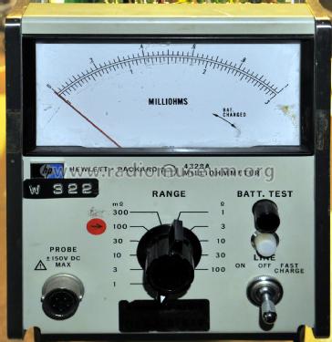 Milliohmmeter 4328A; Hewlett-Packard, HP; (ID = 2797670) Ausrüstung