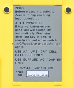 Optical Loss Test Set 8140A; Hewlett-Packard, HP; (ID = 2317125) Equipment