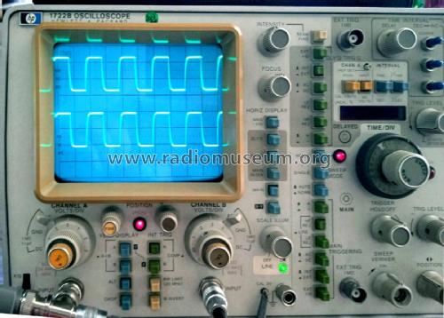 Oscilloscope HP 1722B Equipment Hewlett-Packard, HP; |Radiomuseum.org