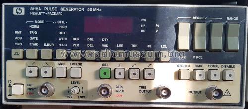 Pulse Generator 8112A; Hewlett-Packard, HP; (ID = 2593421) Equipment