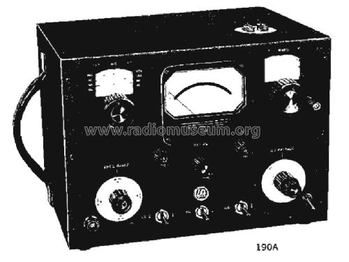 Q Meter 190A Equipment Boonton Radio Corp.; Boonton