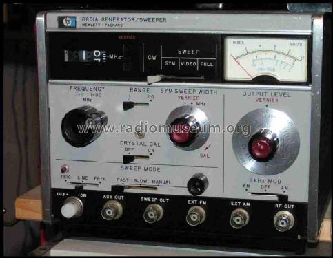 Signal Generator/Sweeper HP 8601A; Hewlett-Packard, HP; (ID = 263096) Ausrüstung