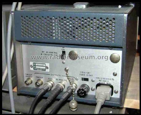 Signal Generator/Sweeper HP 8601A; Hewlett-Packard, HP; (ID = 263097) Ausrüstung