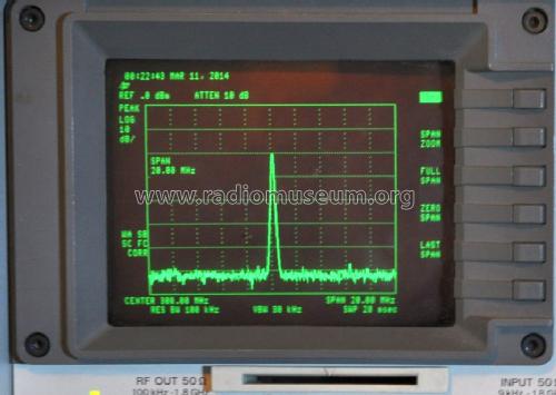 Spectrum Analyzer 8591A; Hewlett-Packard, HP; (ID = 1623494) Equipment