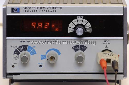 True RMS Voltmeter 3403c; Hewlett-Packard, HP; (ID = 2288469) Equipment