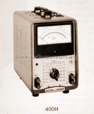 Vacuum Tube Voltmeter 400H ; Hewlett-Packard, HP; (ID = 447184) Equipment