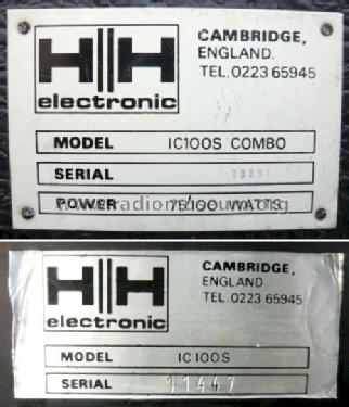 Professional Power Amplifier IC-100S Combo 212; HH Electronic (ID = 1144873) Ampl/Mixer