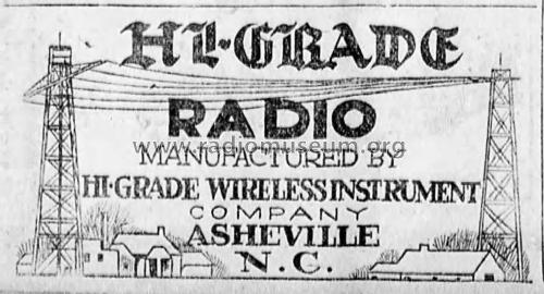 The Aerotone Type HS-2; Hi-Grade Wireless (ID = 3004328) Radio