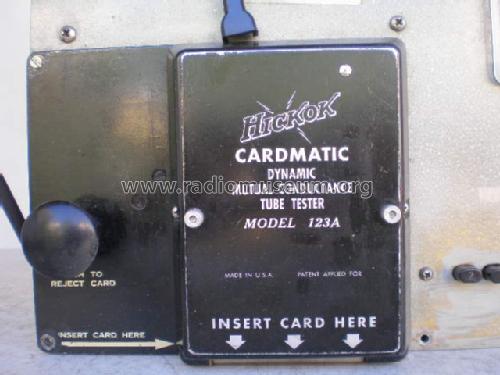 Cardmatic Tube Test Set 123A; Hickok Electrical (ID = 663365) Equipment