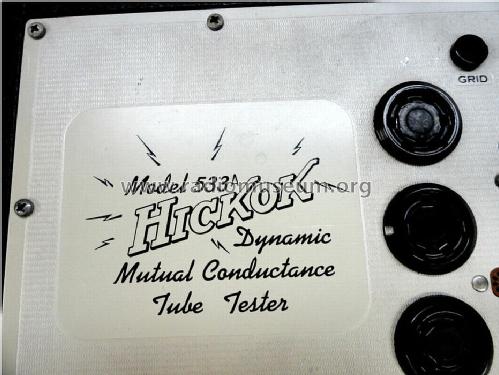 Dyn. Mutual Conduct. Tube Tester 533A; Hickok Electrical (ID = 1220090) Ausrüstung