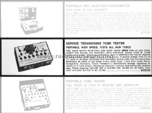 Dynamic Mutual Cond.Tube Tester 6000A; Hickok Electrical (ID = 540885) Equipment