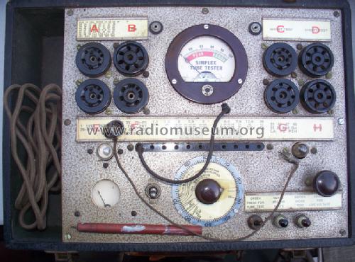 Simplex Tube Tester 36; Hickok Electrical (ID = 1125305) Equipment