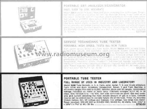 Tube Tester 539C; Hickok Electrical (ID = 540883) Ausrüstung