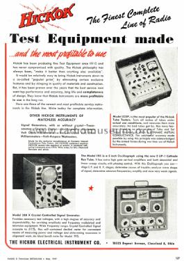 Universal Crystal Controlled Signal Generator 288-X; Hickok Electrical (ID = 1199593) Equipment