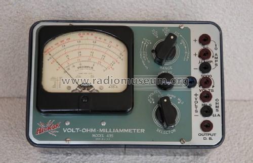 Volt-Ohm-Milliammeter Model 435; Hickok Electrical (ID = 1749980) Equipment