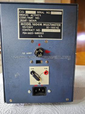 Multimeter 1604M; Hickok Electrical (ID = 3115615) Equipment