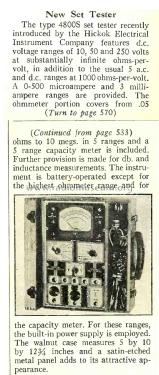 Radio Set Tester 4800-S; Hickok Electrical (ID = 3056807) Equipment