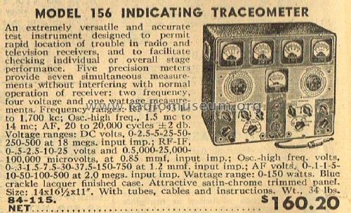 Signal Tracer 156; Hickok Electrical (ID = 2324465) Ausrüstung