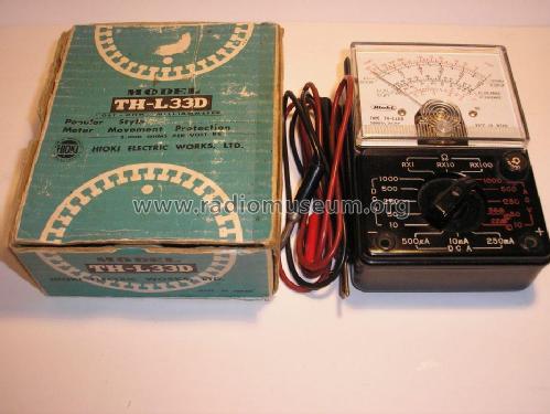 Analog Multimeter TH-L33; Hioki E.E. (ID = 2273291) Equipment