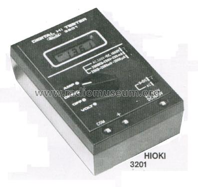 Digital Hi Tester 3201; Hioki E.E. (ID = 2786360) Equipment