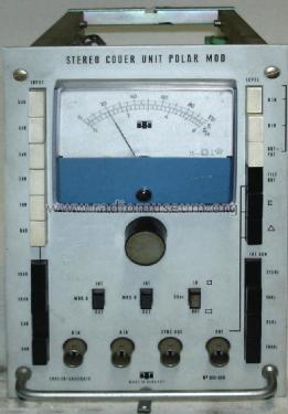 Stereo Coder Unit Polar Mod TR5651 / Q070; Hiradástechnika (ID = 1014191) Ausrüstung