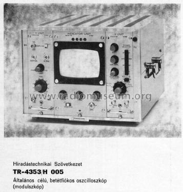 TV Modul Scope Tr-4353 / H005; Hiradástechnika (ID = 796719) Equipment