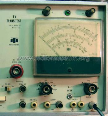 Tv Transitest TR-0850 / T023; Hiradástechnika (ID = 1424405) Equipment