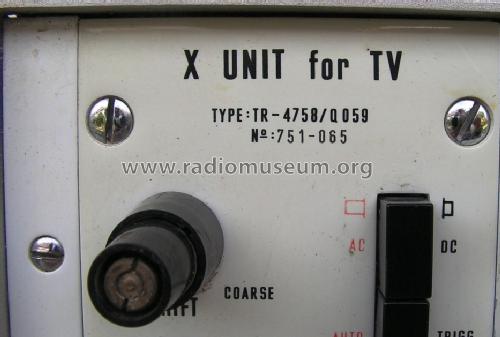 X Unit for Tv TR4758 / Q059; Hiradástechnika (ID = 1033195) Equipment